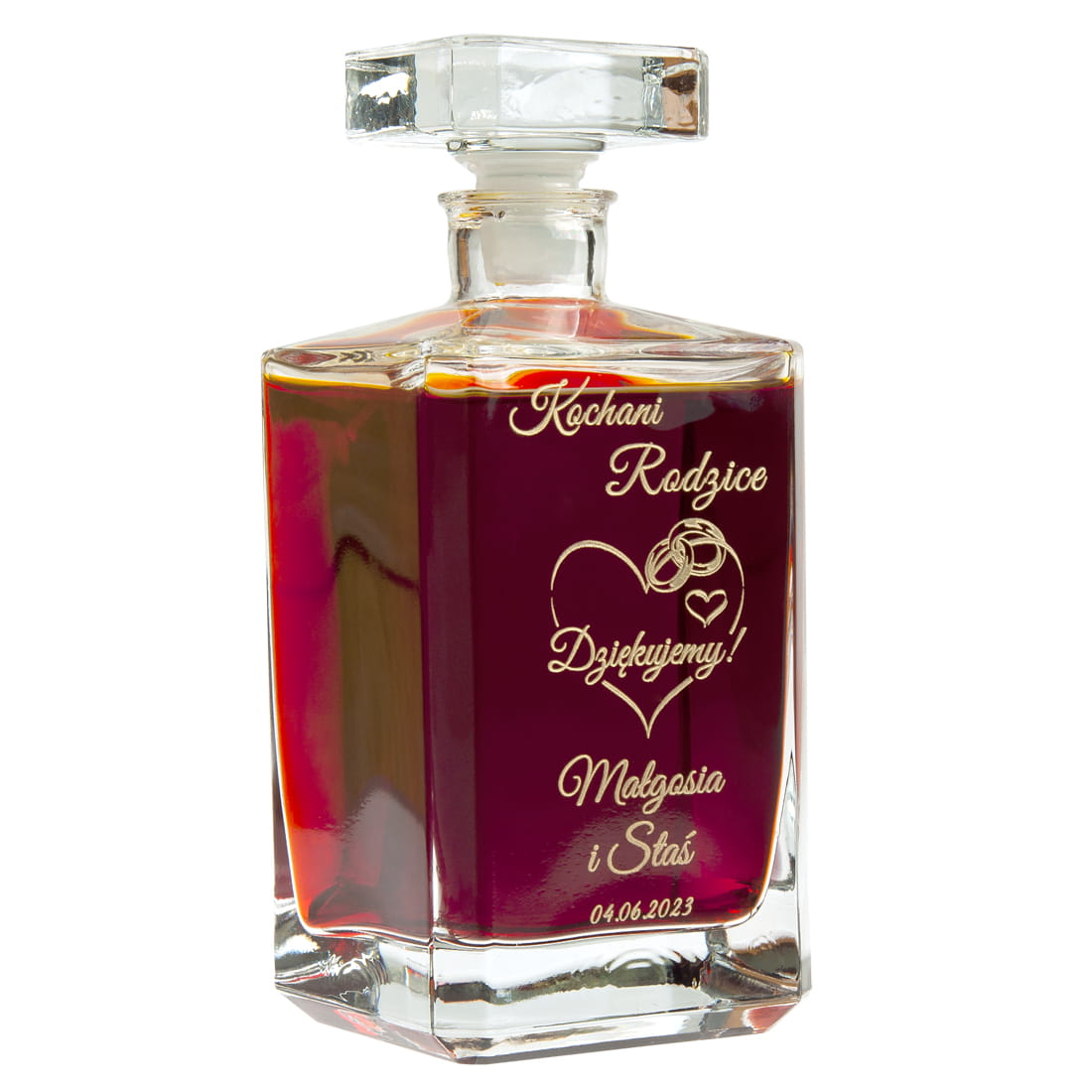 Karafka Grawerowana "BURBON" - 0096